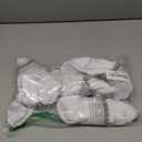 New Balance Women's Performance Cushioned Ankle Socks-6 Pairs-Moisture Wicking (Large, White)