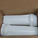iSpring HW12X2 Water Filter Housings for Reverse Osmosis Systems, 10" Inch, 2-Pack, White (Not a Replacement Part for RCC7 Series Models Sold Before March 2020)