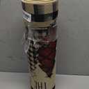 Artoid Mode Buffalo Plaid Xmas Tree Merry Christmas Kitchen Mats Set of 2, Winter Home Decor Low-Profile Kitchen Rugs for Floor - 17x29 and 17x47 Inch (Black/Beige)