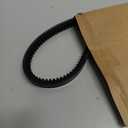 uxcell AX39 EPDM V-Belt, Raw Edge Cogged Industrial Rubber V Belt 1/2" Width x 39" Inside Circumference