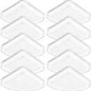TEHAUX Baby Corner Protector Soft Transparent Silicone Edge Guards 1.18 Inch Clear Table Corner Bumpers Child Proofing Safety for Furniture Edges