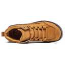 FLYLAND Men's Handmade Faux Leather Chukka Boots, Mid Top Lace-Up Casual Sneaker Boots, Non-Slip Rubber Outsole for Walking & Driving Golden-9