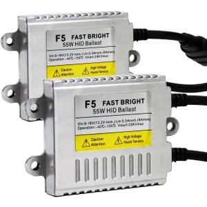 Xenon HID Ballast 55W AC 12V Universal Replacement for H1 H3 H4 H7 H11 H13 9005 9006 9007 5202 880, Pack of 2