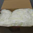 Janinka 6.5 Feet Wisteria Flower Garlands Faux Vine Flower Backdrop for Wall Arch Garden Home Wedding Decoration(Milky White,60 Packs)