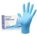 Infimor Disposable Nitrile Gloves Powder & Latex Free 3 mil Non-Sterile Nitrile Exam Gloves Light Duty Cleaning Gloves, X-Large, Box/100