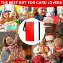 Card Binder 4 Pockets Zip Trading Card Binder for 400 Cards, PU Collection Binder with Removable Sleeves for 50 Pages, Portable Collector Album, Card Book for Game Card, Sports Cards, Gifts