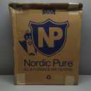 Nordic Pure 16x25x1 (15 1/2 x 24 1/2 x 3/4) Pleated MERV 12 Air Filters 6 Pack