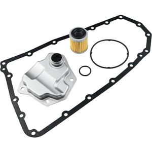 RE0F10A RE0F10B JF011E Transmission Filter Oil Pan Gasket Kit 05191890AA Compatible with Jeep Nissan Dodge Mitsubishi Compass Patriot Rogue Sentra Lancer Outlander Caliber