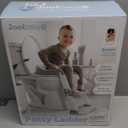 Jool Baby Potty Training Seat with 2 Step Ladder for Toddlers - Splash Guard, Adjustable Height (Gray)