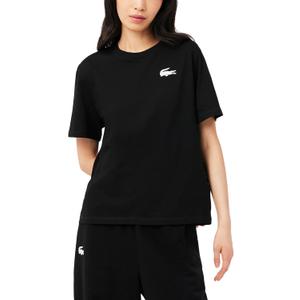 Lacoste Cotton Jersey Loungewear T-Shirt Black, Small