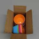 Silicone Bento Lunch Box Dividers 3 Shapes of Standard Round & Square & Rectangle - Reusable Silicone Cupcake Liners Non-Stick Muffin Cups for Baking (Multicolor)