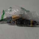 LIRU Motorcycle Shock Absorbers Universal 280mm for HONDA for Suzuki for Kawasaki for Yamaha Street Bikes, Scooters, ATV (Classic Golden Black)