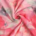 Women Floral Tube Maxi Dress with Scarf Summer Strapless Tube Bodycon Mesh Layer Cocktail Party Wedding Guest Dress, S