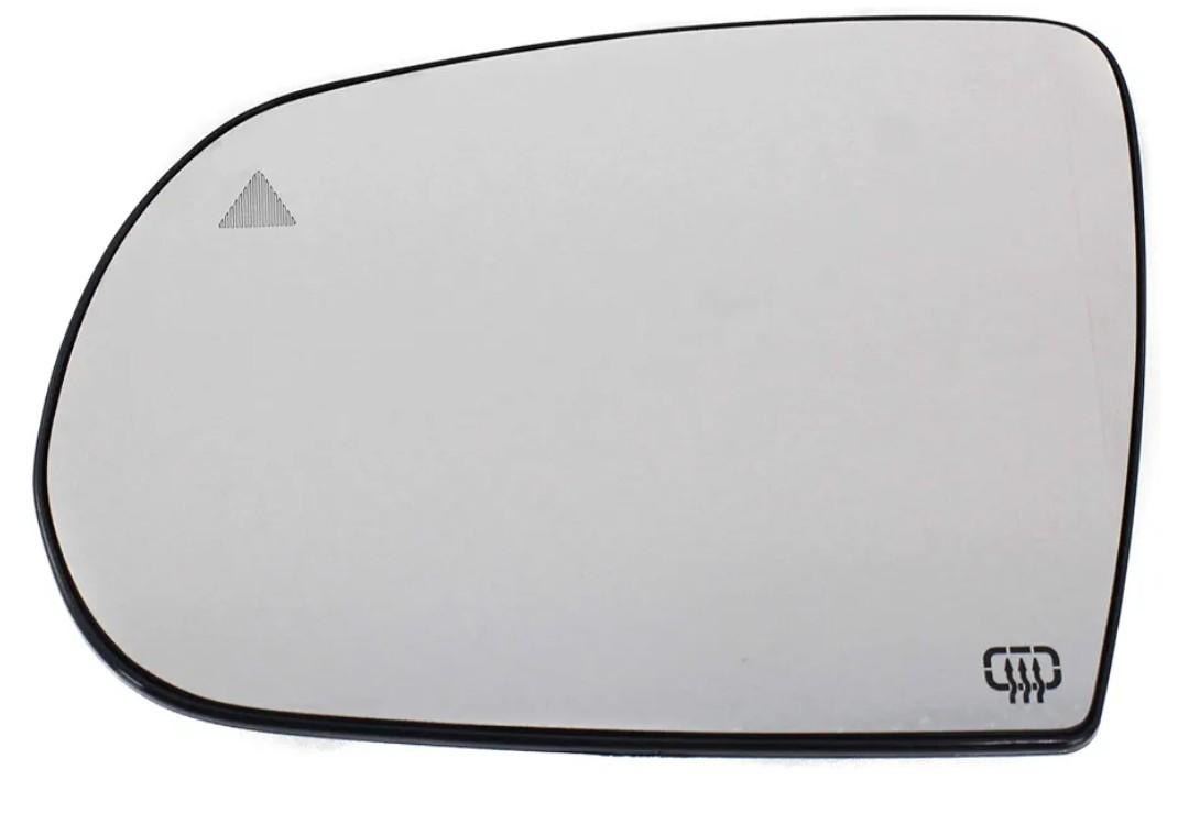 Kool Vue Mirror Glass Compatible With 2014-2022 Jeep Cherokee, With backing plate Heated Driver Side With Blind Spot Glass