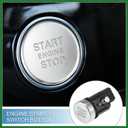 Motoforti Push Button Starter Switch No.4G1905217A Engine Start Stop Switch Button for Audi A6 2016-2018 Silver Tone Long-lasting