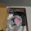 Ryuwanku Bathroom Faucet Matte Black Modern Waterfall Bathroom Sink Faucet with Single Handle Suitable for 1 or 3 Holes,Supply Deck Plate and Hose