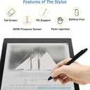 Stylus Pen for BOOX Pen2/Pen3 with Eraser Compatible with BOOX Tablet Note Air 3 C E lnk Tablet/Tablet Tab Ultra C Pro ePaper/Tablet Go 10.3 ePaper/Palma Mobile ePaper/Tablet Note Air 4C