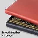 LBWCER Be Still Journal for Women, Christian Gifts for Women,200 Pages, A5 Hardcover Leather Journals for Writing, School, Travel, Business, Work, Home (Be still 46:10 Black)