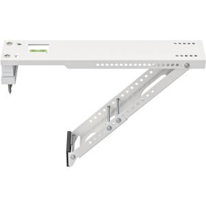 LuckIn AC Window Air Conditioner Support Bracket, Universal for 12,000-24,000 BTU AC Units, Up to 165 lbs, Heavy Duty AC Mounting Bracket, Adjustable Extender Leg & Built-in Bubble Spirit Level
