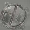 Stainless Steel Kids Plates 2 Packs, 9" Toddlers Divided Plates, Portion Control Plate for Bariatric Adults, Non Toxic Unbreakable Baby Dinner Dishes, 304 Metal Camping Food Tray