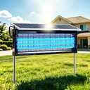 Solar Bug Zapper Outdoor with Battery