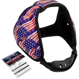 Trymaker Wrestling Headgear, Head Gear with Chin Cup, Sorf Ear Guard for Men, MMA, Jiu-Jitsu (for Users Aged 12+) (L (21 1/4" - 25 1/4"))