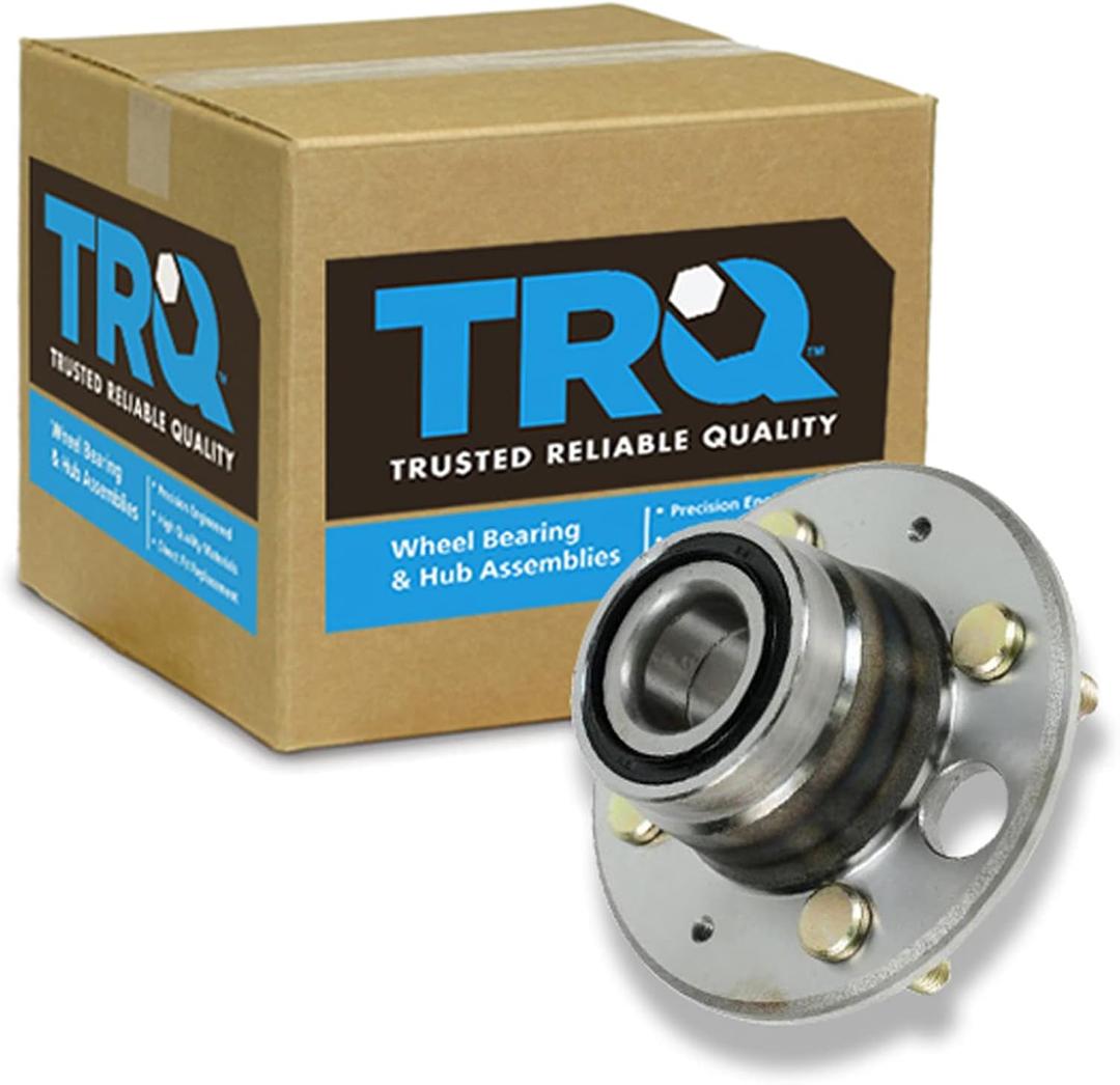 TRQ Rear Left Right Wheel Hub Bearing Assembly Driver Passenger Side Compatible with 1994-1998 Acura Integra 1992-2000 Honda Civic 1993-1997 Civic del Sol