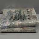 Lahome Modern Abstract Area Rugs 3x5 Washable Rug, Throw Rugs for Bedroom Low Pile Anti Slip, Distressed Accent Carpet for Entryway Kitchen Bathroom Laundry Front Door, Green/Grey