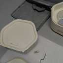 Cordless Electric Lunch Box, 1L Heated Lunch Box, 16000mAh Battery Powered, Fast Heating, 3-Compartment Tray, Portable for Car, Truck, Office, Camping