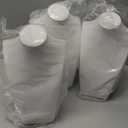 Kigley 3 Pcs Velvet Jewelry Display Bust Necklace Display Stand Necklace Mannequin Holder Stands for Selling Trade Shows Props (White)