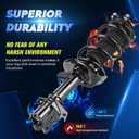 Front Strut Shock Assembly w/Coil Spring for Honda CR-V 2007-2014, Replace 272491 272492, Left & Right, 2PCS