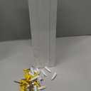 16White Floating Shelves for Wall Set of 4,Rustic Wood Shelf for Room Decor/Storage/Display,Small Bookshelf,Wall Mounted Hanging Shelves for Bedroom, Bathroom, Living Room, Kitchen (16in)