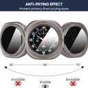 Suoman 5+5 Pack for Samsung Galaxy Watch 7/8 Ultra 47mm (2024/2025) Privacy Screen Protector Case, [Anti-Peeping] 9H Tempered Glass, All-Round PC Matte Protective Cover Bumper