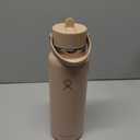 Hydro Flask Water Bottle - Insulated Stainless Steel - Wide Straw Lid, Non Spill, Leakproof in 40 Oz Wide Mouth Flex Straw Cap Seacliff