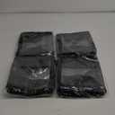 QTLCOHD 8 Pack DVD Storage Bags, Clear Blu Ray Storage Bags with Handle and Zipper, Media Organizer Holder for CDs, Movie Cases, VHS Box, Video Game Disks, Grey (40 Each)