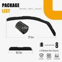 in-Channel Window Rain Guards Deflectors Fit for 2007-2021 Toyota