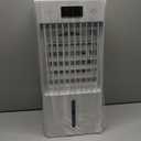 Portable Windowless Air Conditioners, 3-IN-1 Swamp Cooler, Evaporative Air Cooler, 6 Speeds & 3 Modes, 3-Gal Water Tank for Cooling, 20 FT/S Remote Control, Portable Air Cooler for Indoors