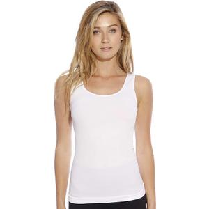 Just Love Seamless Premium Ladies Tank Top, white,L/XL