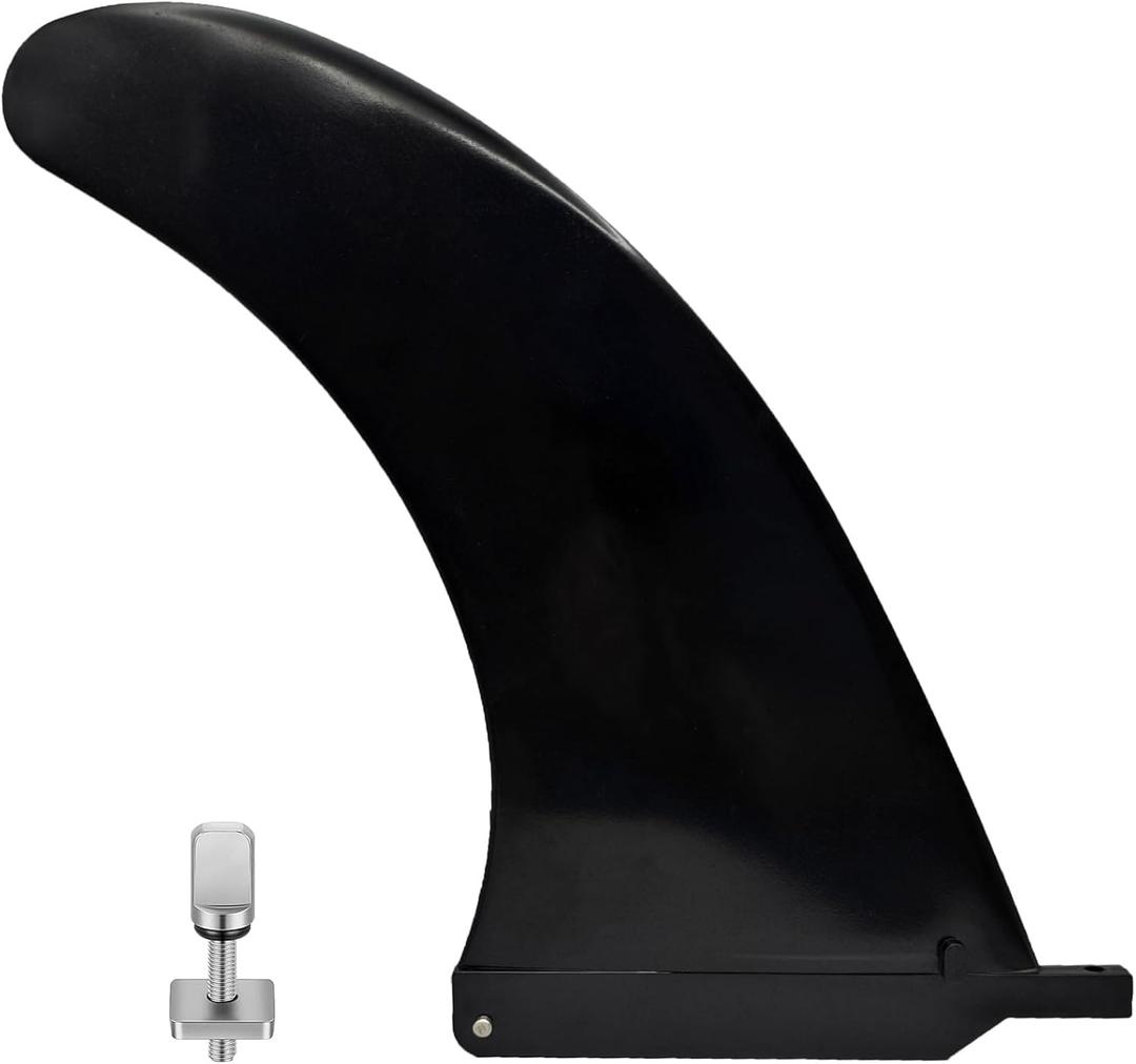 9" Replacement Fin for Paddle Board - Detachable SUP Fin with Screw, Durable Paddleboard Fin for Inflatable & Solid Paddleboards, Enhance Your Board's Performance