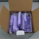 Party Solids Lavender Plastic Silverware Heavy Duty 150 Pieces Lavender Disposable Silverware Heavy Duty, Utensil Sets, 50 Of Each Forks, Knives & Spoons Disposable Cutlery Set For Party Supplies