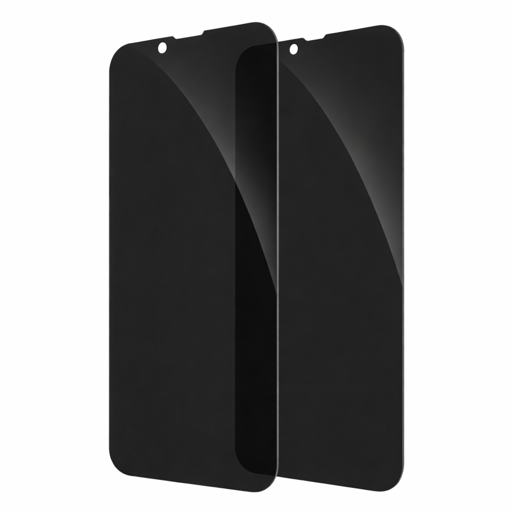 NEW'C 2 Pack Privacy for iPhone 16e, iPhone 14, 13, 13 Pro Screen Protector (6.1 inches), Anti-Spy Tempered Glass Film, Balanced 28-Degree Privacy Angle