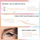 NINGLASH Royale Lash Clusters Kit Wispy DIY Eyelash Extension, 2 Styles 154pcs Individual Natural Lashes Spikes Cluster Eyelashes Lash Bond and Seal Remover Tweezer Comb Brush