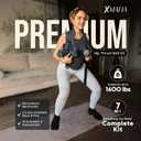 8-in-1 Premium Kit Hybrid Dip & Hip Thrust Belt Heavy Duty Glute Workout Belt with Back Strap Support 1600lb Capacity 1 Padded for Dumbbell, Kettlebell, Plates, Booty, Squat, Core Training