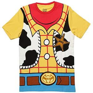Toy Story Woody Cowboy Costume Banana Yellow Adult T-Shirt Tee S