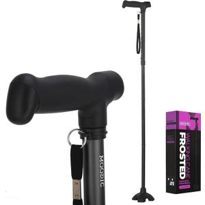 Tall Men's Walking Cane 42.52 in. Extra Long Walking Canes Easy to Travel is Suit for Big People Over 5 Feet 9 Inches (Black)