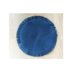 HDO 4 PK Fringle Placemat Blue