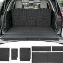 Cargo Liners for 2025 2026 7 Seats Ford Expedition/Lincoln Navigator Standard Trunk Mat with Seat Back Cover Accessories, All Weather Rear Cargo Mat Backrest Protector (Not for Max & L Models)