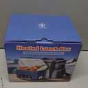 Rechargeable Heated Lunch Box for Men, 1.3L Cordless Electric Lunch Box for Adults with Smart Scheduled Heating, Portable Food Warmer with Complete Accessories (Blue)