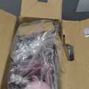 Kitchen Knife Set with Block, Retrosohoo Pink 19PC Silicone Kitchen Utensil Set and Stainless Steel Knife Set, Non-stick Sharp Chef Knife and Cooking Utensils Gift for Women Family (19 in 1)