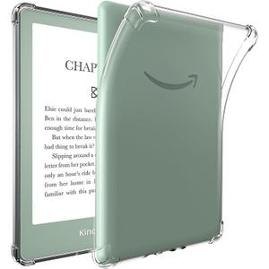 Clear Case for 6" All-New Kindle (11th Generation-2024/2022 Release),Ultra Clear Soft TPU Slim Flexible Transparent Skin Bumper Back Cover Shell for Kindle 11 2024/2022,Lightweight